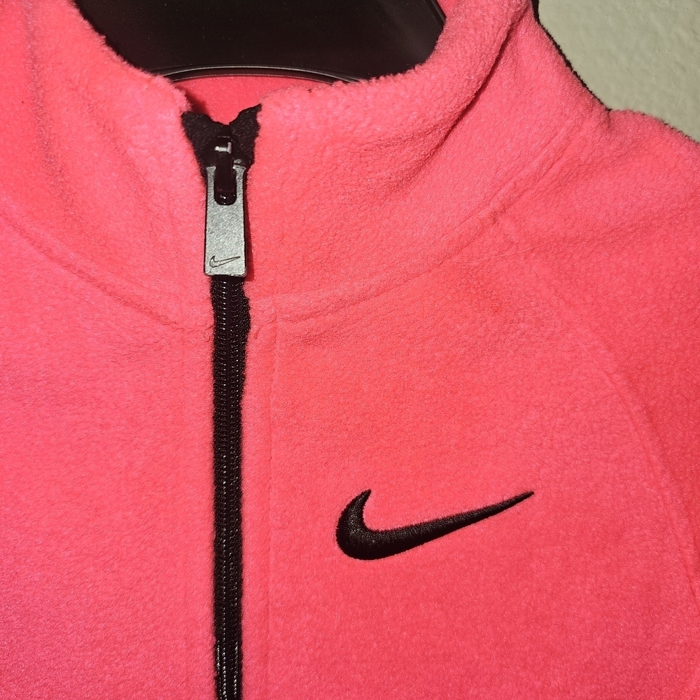 Nike Kids Pink Fleece Jacket - Picture 2 of 7